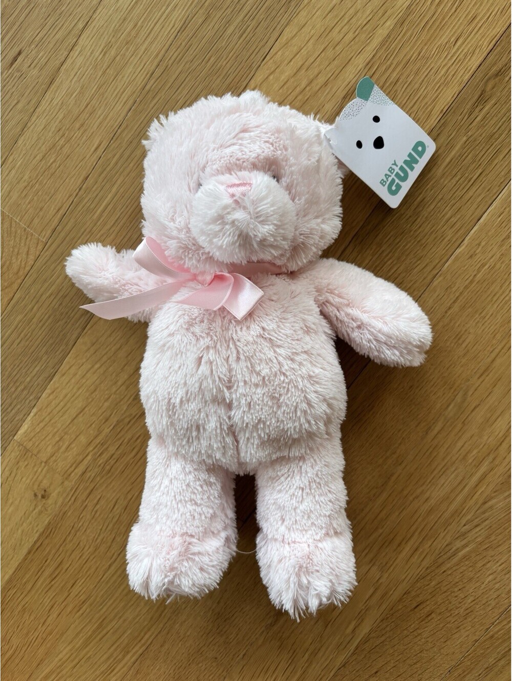 GUND Baby My First Teddy Bear Stuffed Plush Toy Soft Pink 10" for Newborn Infant